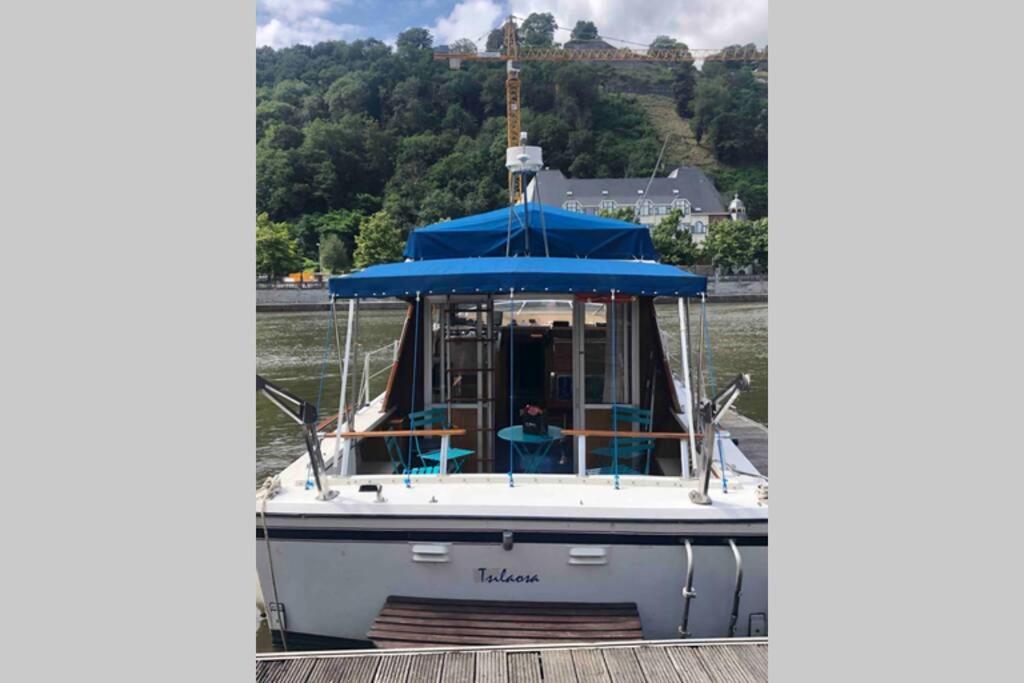 Bateau  Tsilaosa Au Coeur De Namur Otel Dış mekan fotoğraf